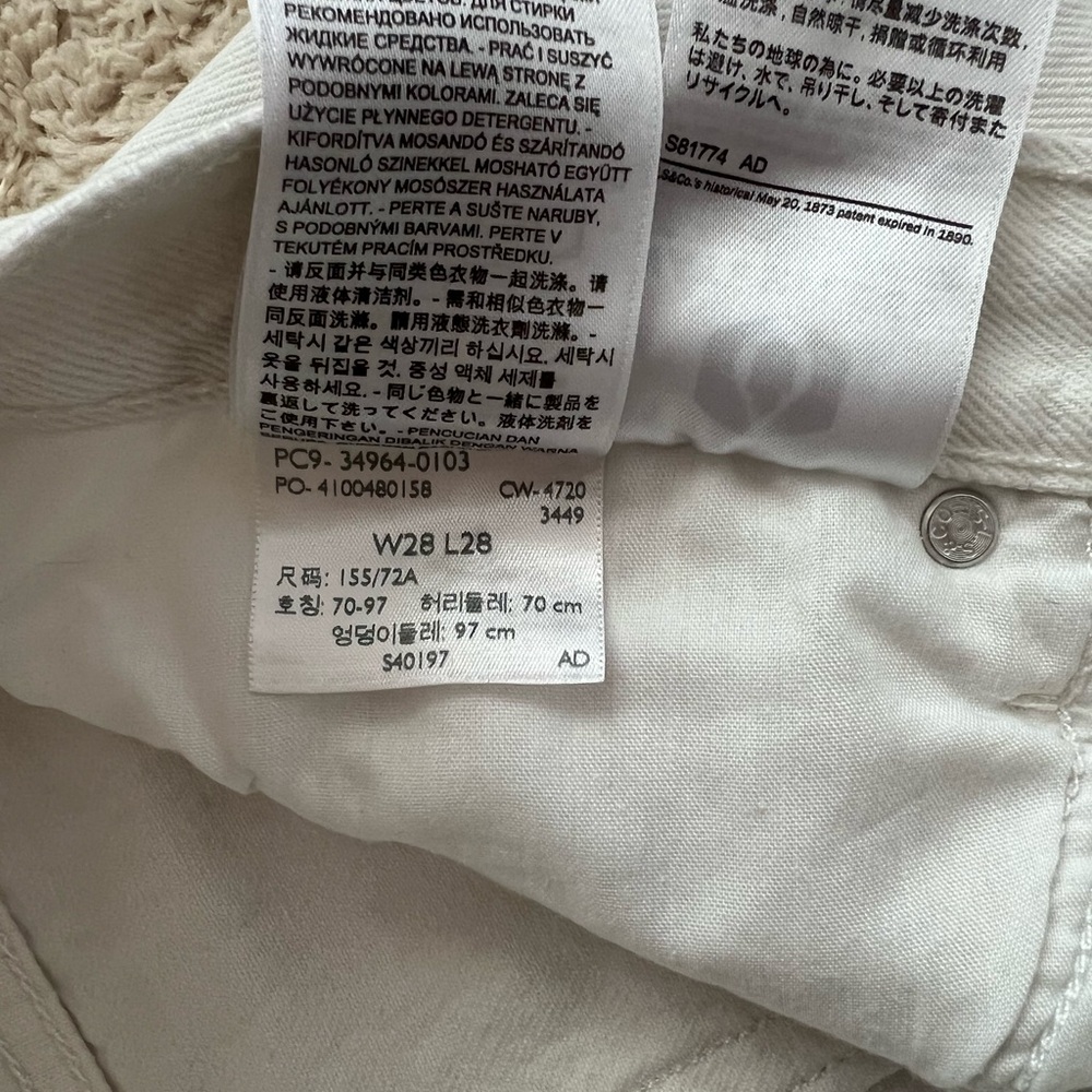 Levi’s Wedgie Straight Jeans Size 28 - Picture 15 of 15